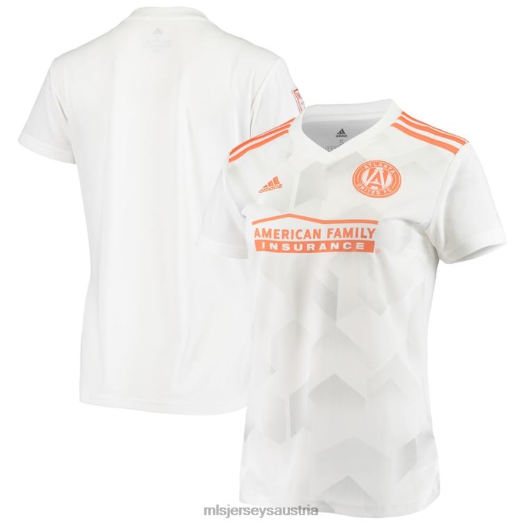 Frauen Atlanta United FC Adidas Weißes 2019 Auswärts-Replika-Trikot Jersey MLS Jerseys TT4B287
