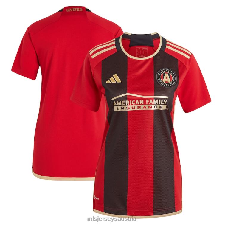 Frauen Atlanta United FC adidas schwarzes 2023 17er-Trikot-Replika-Trikot Jersey MLS Jerseys TT4B137