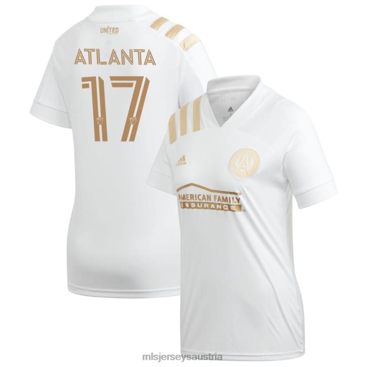 Frauen Atlanta United FC adidas weißes 2020 King's Replica-Trikot Jersey MLS Jerseys TT4B960