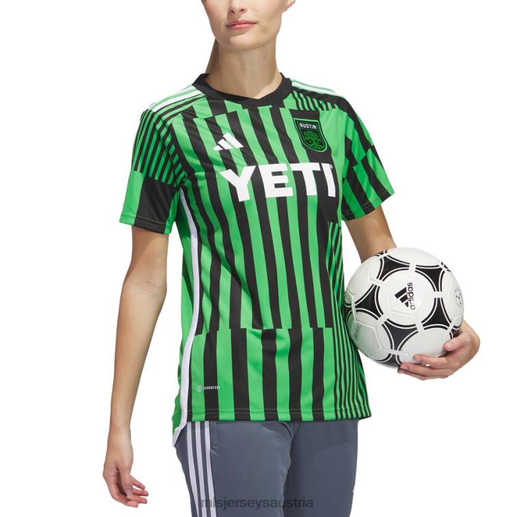 Frauen Austin FC adidas grünes 2023 Las Voces Kit Replika-Trikot Jersey MLS Jerseys TT4B151