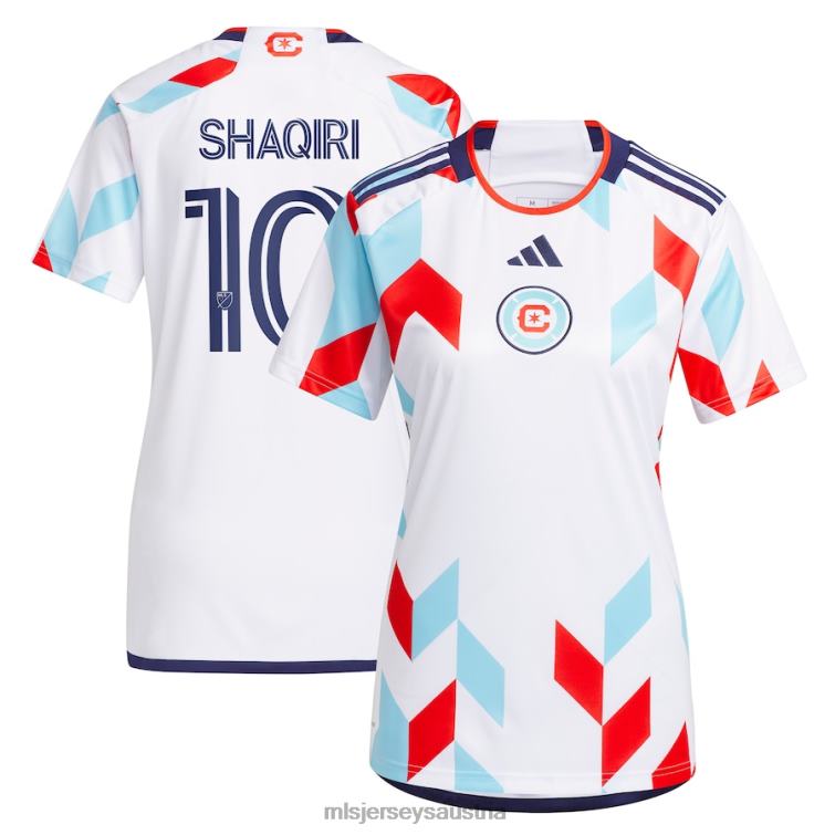 Frauen Chicago Fire xherdan shaqiri adidas weiß 2023 ein Kit für alle Replika-Spielertrikots Jersey MLS Jerseys TT4B908