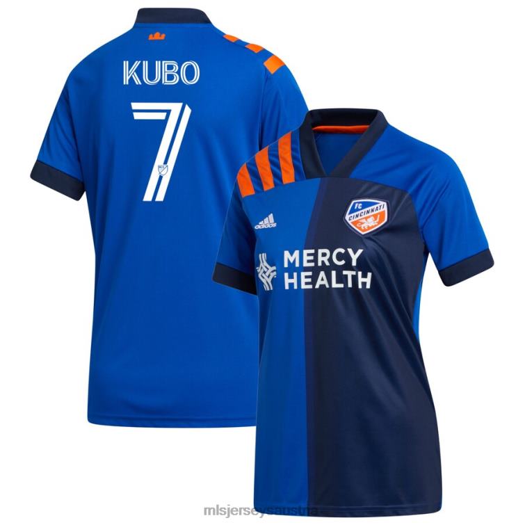 Frauen FC Cincinnati Yuya Kubo adidas Blau 2020 Bold Replica Trikot Jersey MLS Jerseys TT4B991