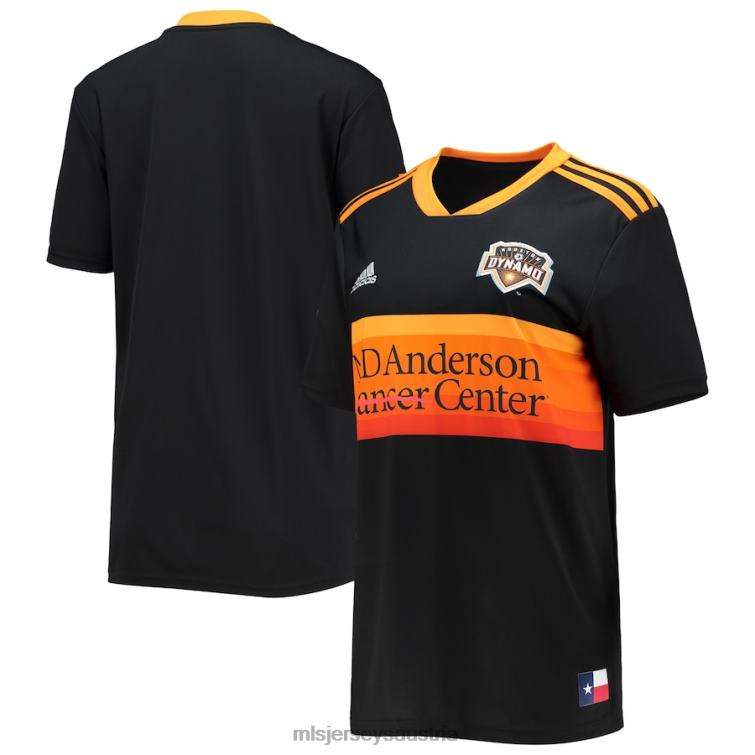 Frauen Houston Dynamo FC adidas schwarzes Primär-Replika-Trikot Jersey MLS Jerseys TT4B1044