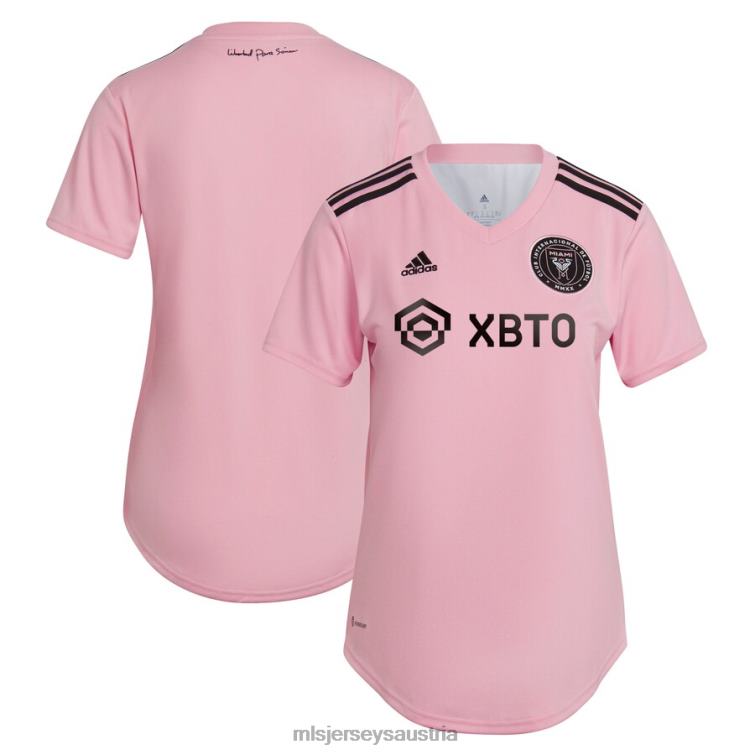 Frauen Inter Miami CF Adidas Pink 2022 The Heart Beat Kit Replica Blank Jersey Jersey MLS Jerseys TT4B363