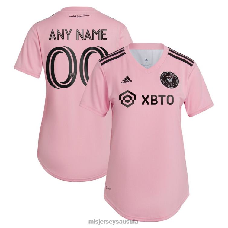 Frauen Inter Miami CF Adidas Pink 2022 The Heart Beat Kit Replica Custom Jersey Jersey MLS Jerseys TT4B271