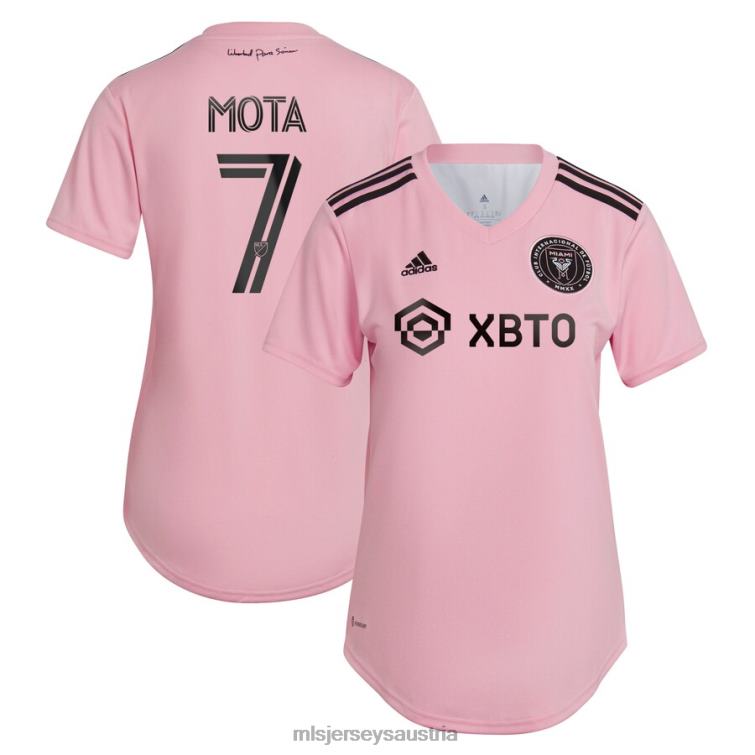 Frauen Inter Miami CF Jean Mota adidas Pink 2022 The Heart Beat Kit Replika-Spielertrikot Jersey MLS Jerseys TT4B1508
