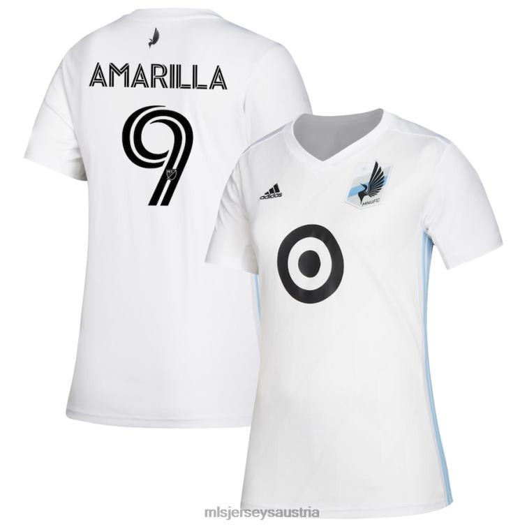 Frauen Minnesota United FC Luis Amarilla adidas Weißes 2020 Secondary Replica Spielertrikot Jersey MLS Jerseys TT4B1419