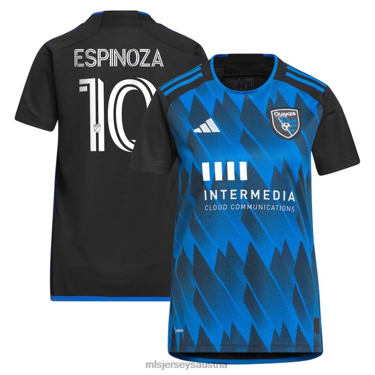 Frauen San Jose Erdbeben Cristian Espinoza adidas Blau 2023 Active Fault Jersey Replika-Trikot Jersey MLS Jerseys TT4B1003
