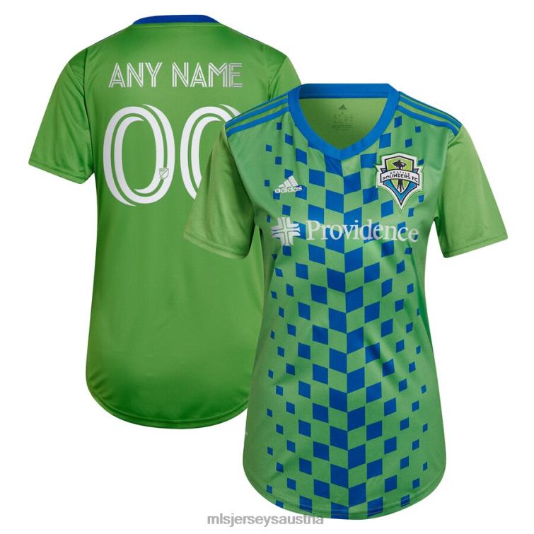 Frauen Seattle Sounders FC adidas grünes 2023 Legacy Green Replica Custom-Trikot Jersey MLS Jerseys TT4B358