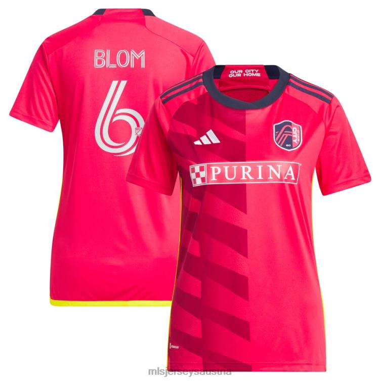 Frauen st. Louis City SC Njabulo Blom Adidas Red 2023 The Spirit Kit Replika-Trikot Jersey MLS Jerseys TT4B1417