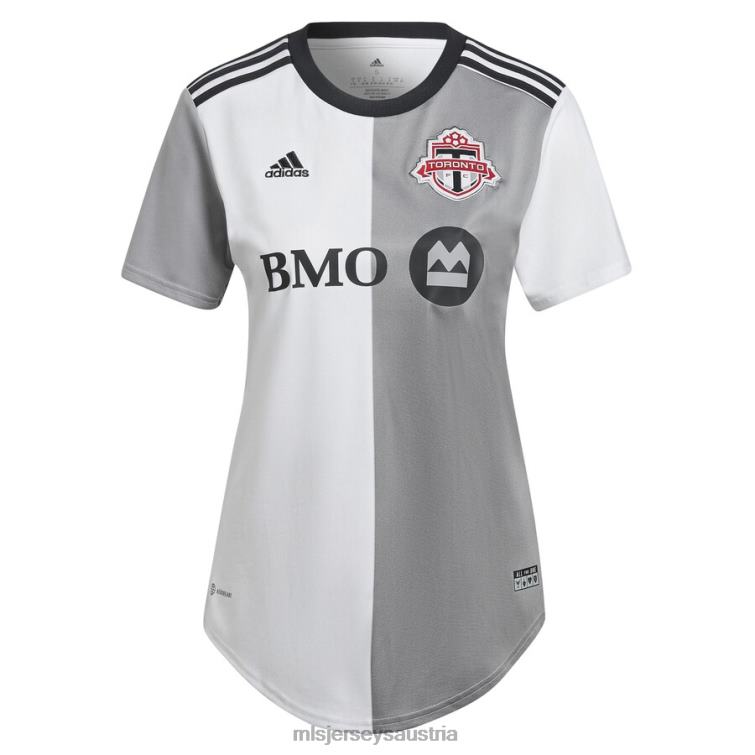 Frauen Toronto FC Adidas White 2022 Community Kit Replica Custom Jersey Jersey MLS Jerseys TT4B1009