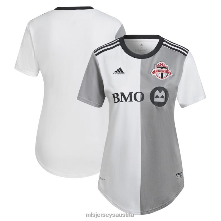Frauen Toronto FC Adidas White 2022 Community Kit Replica leeres Trikot Jersey MLS Jerseys TT4B997