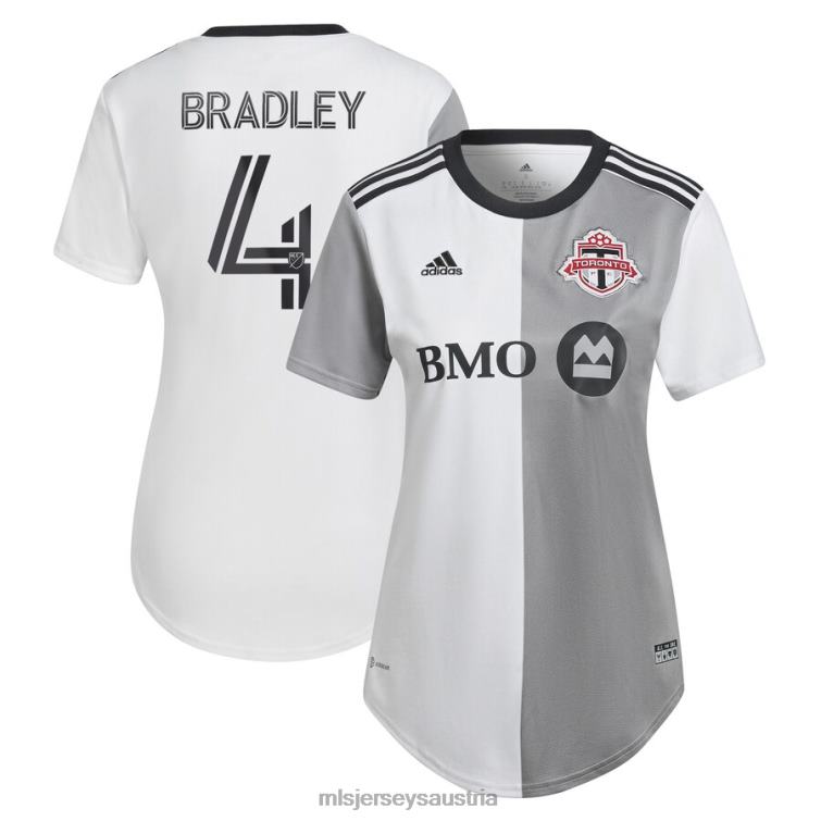 Frauen Toronto fc michael bradley adidas weiß 2022 community kit replik spielertrikot Jersey MLS Jerseys TT4B1445