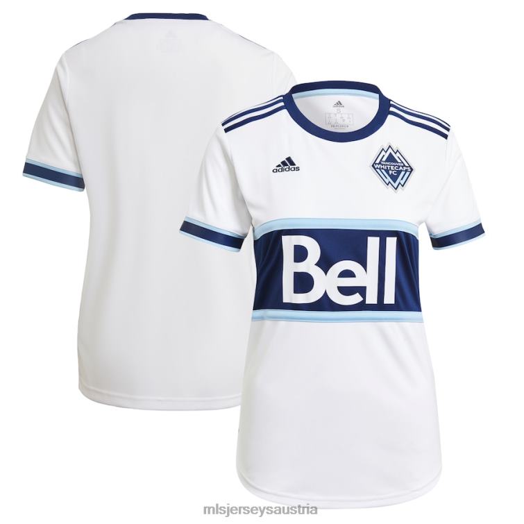 Frauen Vancouver Whitecaps FC Adidas Weißes 2021 Primär-Replika-Trikot Jersey MLS Jerseys TT4B1136