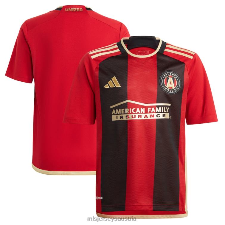 Kinder Atlanta United FC adidas schwarzes 2023 17er-Trikot-Replika-Trikot Jersey MLS Jerseys TT4B78