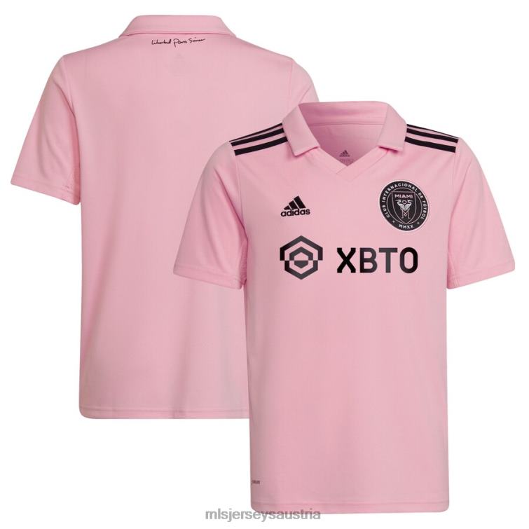 Kinder Inter Miami CF Adidas Pink 2022 The Heart Beat Kit Replica Blank Jersey Jersey MLS Jerseys TT4B246