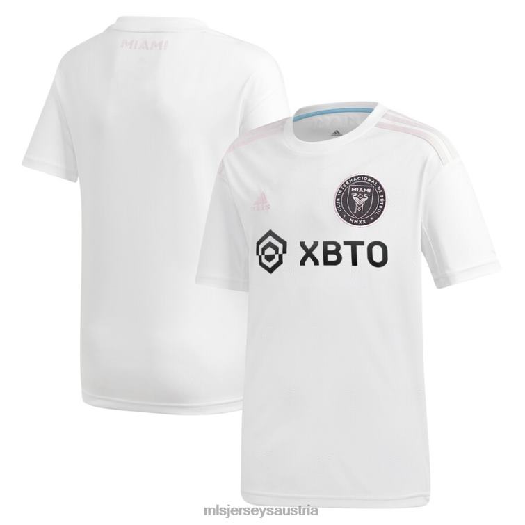 Kinder Inter Miami CF Adidas Weißes 2020 Primär-Replika-Trikot Jersey MLS Jerseys TT4B124