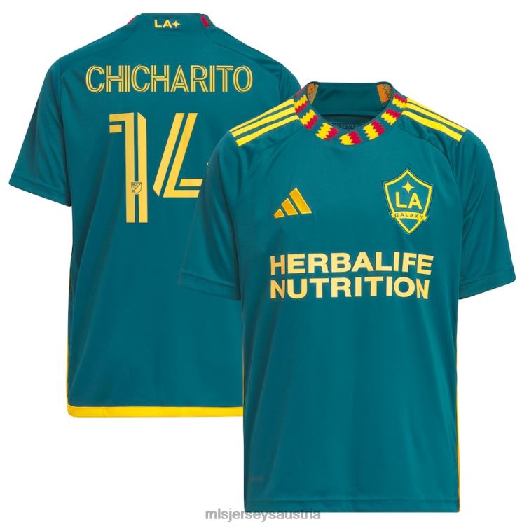Kinder La Galaxy Chicharito adidas grünes 2023 La Kit Replika-Spielertrikot Jersey MLS Jerseys TT4B273