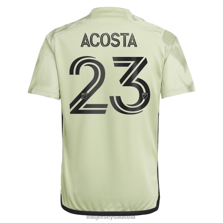 Kinder Lafc Kellyn Acosta adidas grünes 2023 Smokescreen Replika-Spielertrikot Jersey MLS Jerseys TT4B1171