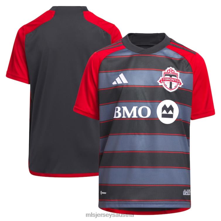 Kinder Toronto FC adidas graues 2023 Club-Kit-Replik-Trikot Jersey MLS Jerseys TT4B290