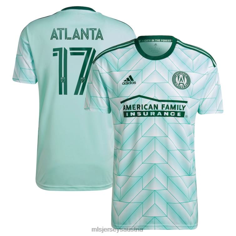 Männer Atlanta United FC adidas Mint 2023 The Forest Kit Replika-Spielertrikot Jersey MLS Jerseys TT4B792