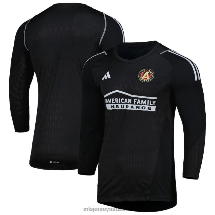 Männer Atlanta United FC adidas schwarzes 2023 Torwart-Langarm-Replika-Trikot Jersey MLS Jerseys TT4B412