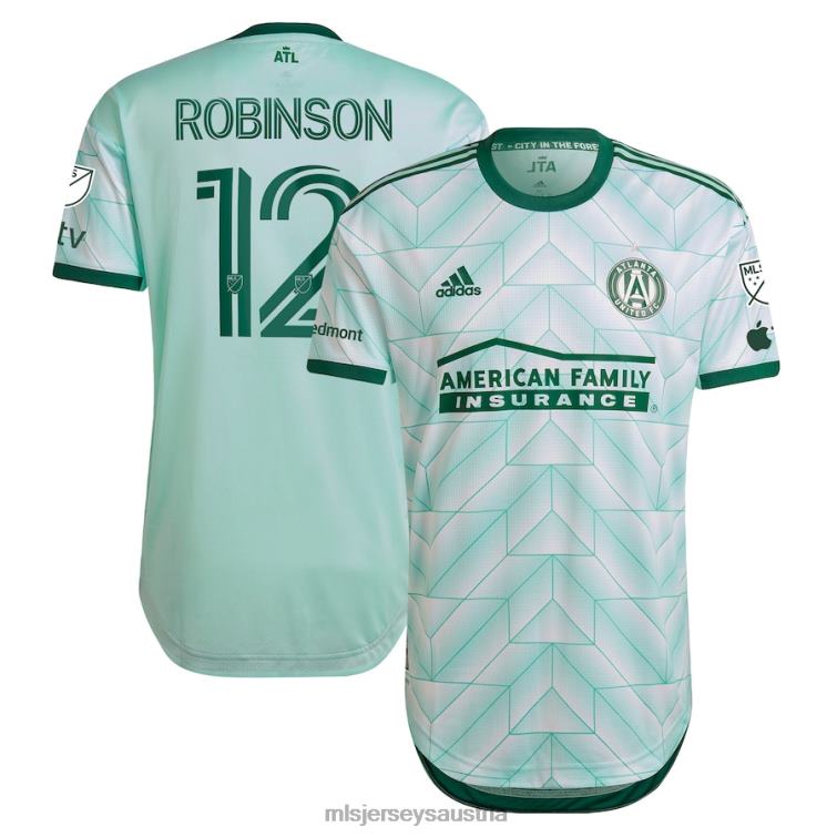 Männer Atlanta United FC Miles Robinson adidas Mint 2023 The Forest Kit authentisches Spielertrikot Jersey MLS Jerseys TT4B1147