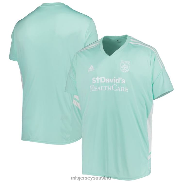 Männer Austin FC adidas grün/weißes Fußball-Trainingstrikot Jersey MLS Jerseys TT4B587