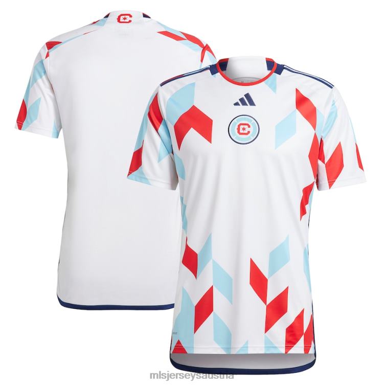 Männer Chicago Fire adidas weiß 2023 ein Kit für alle Replika-Trikots Jersey MLS Jerseys TT4B143