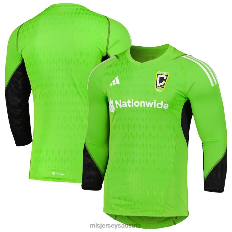 Männer Columbus Crew adidas grünes 2023 Torwart-Langarm-Replika-Trikot Jersey MLS Jerseys TT4B262