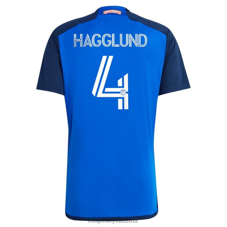 Männer FC Cincinnati Nick Hagglund adidas Blue 2023 River Kit Replika-Trikot Jersey MLS Jerseys TT4B605