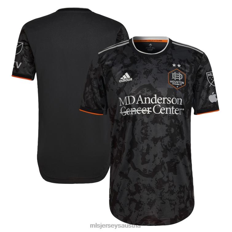 Männer Houston Dynamo FC adidas schwarz 2023 das authentische Bayou City-Trikot Jersey MLS Jerseys TT4B294