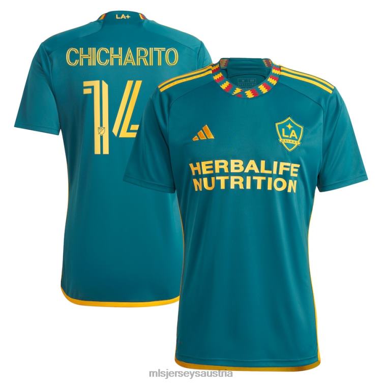 Männer La Galaxy Chicharito adidas grünes 2023 La Kit Replika-Spielertrikot Jersey MLS Jerseys TT4B660