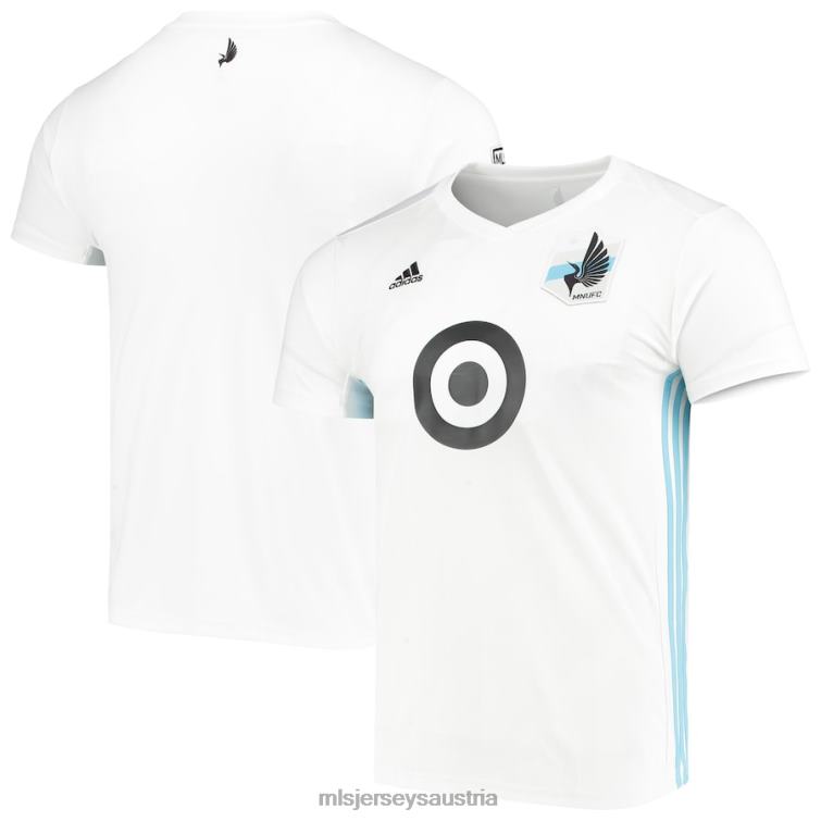 Männer Minnesota United FC adidas weißes 2020/21 Drift Replika-Trikot Jersey MLS Jerseys TT4B779