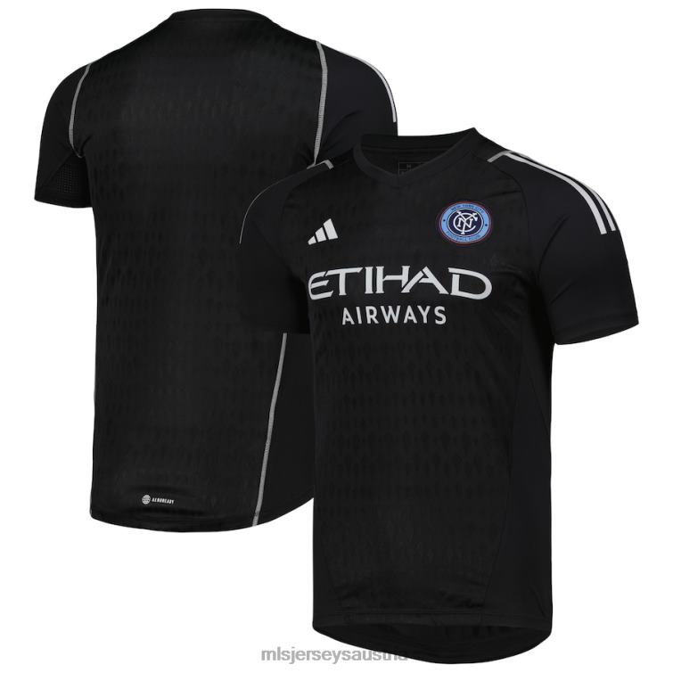 Männer New York City FC adidas schwarzes Replika-Torwarttrikot 2023 Jersey MLS Jerseys TT4B268