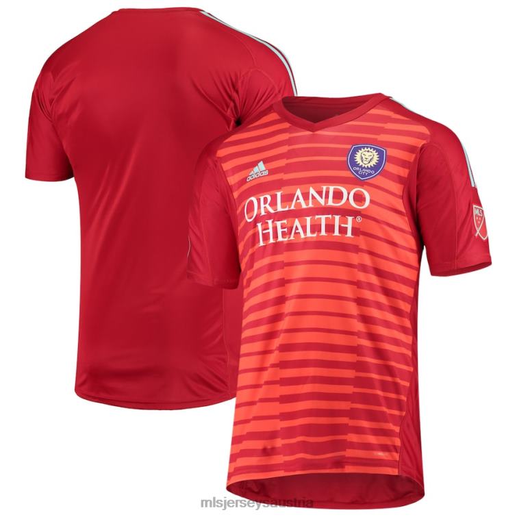 Männer Orlando City SC adidas rotes Torwarttrikot Jersey MLS Jerseys TT4B1114