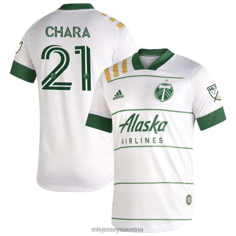 Männer Portland Timbers Diego Chara adidas Weißes 2020 Secondary Authentic Spielertrikot Jersey MLS Jerseys TT4B1049