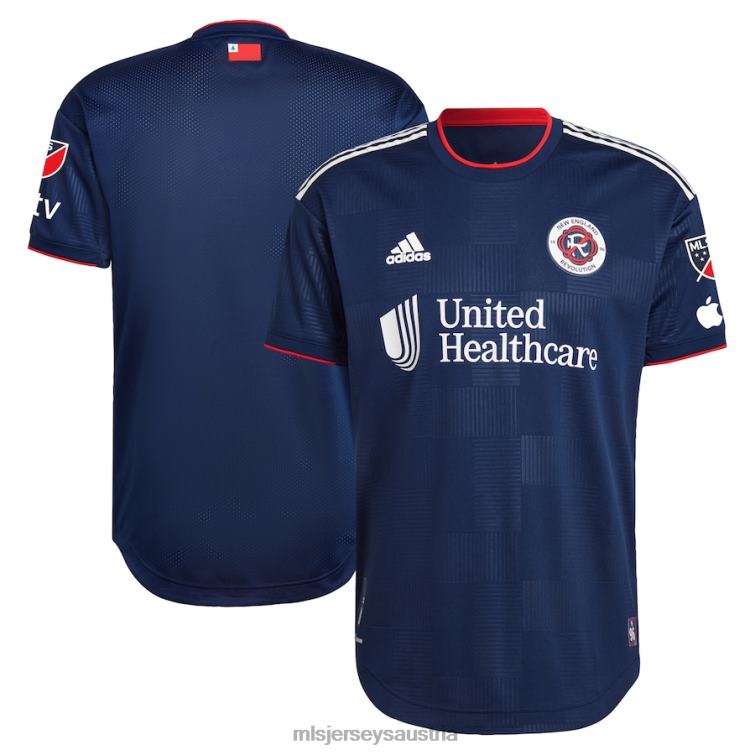 Männer New England Revolution adidas Navy 2023 das Liberty Kit authentisches Trikot Jersey MLS Jerseys TT4B225