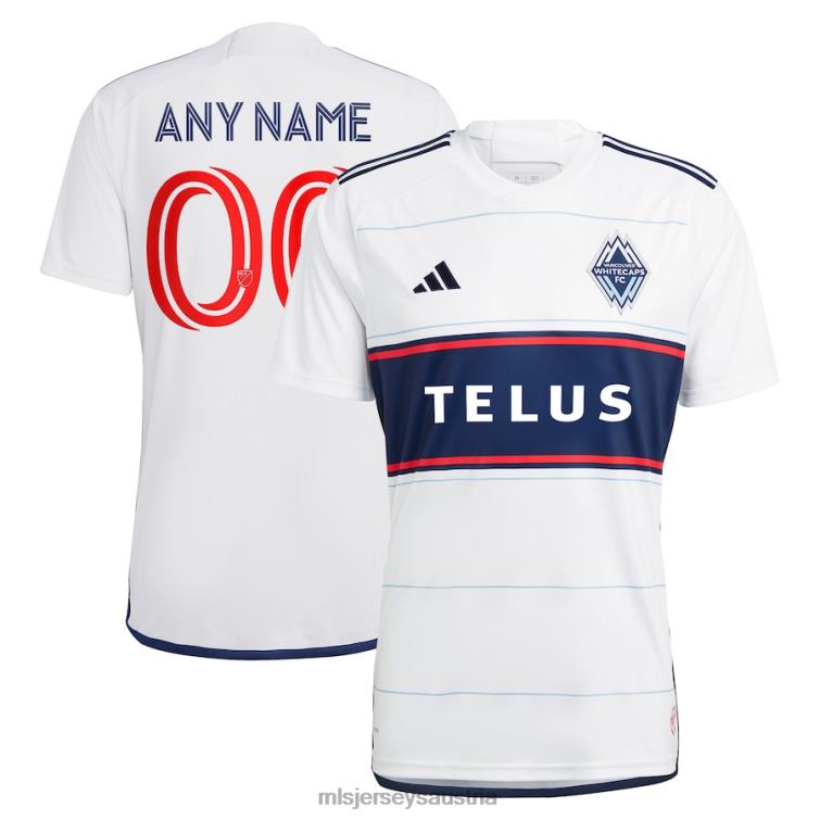 Männer Vancouver Whitecaps FC adidas weißes 2023 Bloodlines Replika-Trikot Jersey MLS Jerseys TT4B712